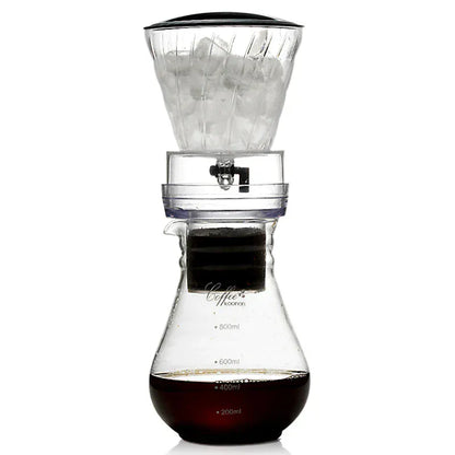 YRP Water Drip Coffee Maker - Glass Pour Over & Cold Brew | Wahooly YRP Water Drip Coffee Machine New Reusable Filter Tools Glass Espresso Coffee Dripper Pot Ice Cold Brew Coffee Maker