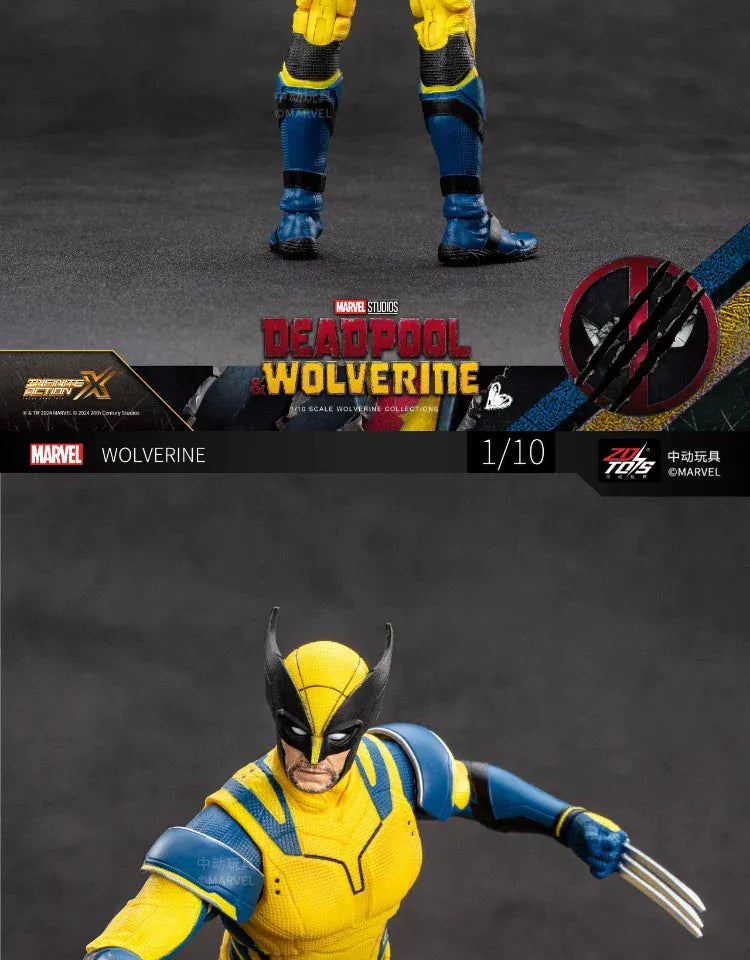 ZD Toys film 1:10 Deadpool or Wolverine Action figure ZD Toys film 1:10 Deadpool or Wolverine Action figure