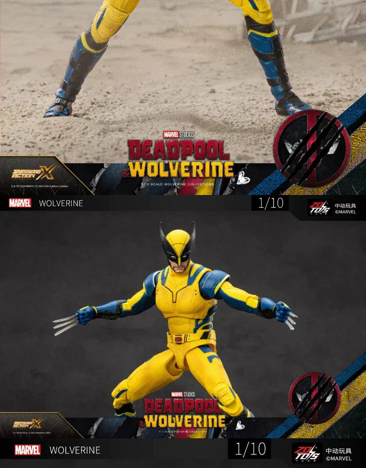 ZD Toys film 1:10 Deadpool or Wolverine Action figure ZD Toys film 1:10 Deadpool or Wolverine Action figure