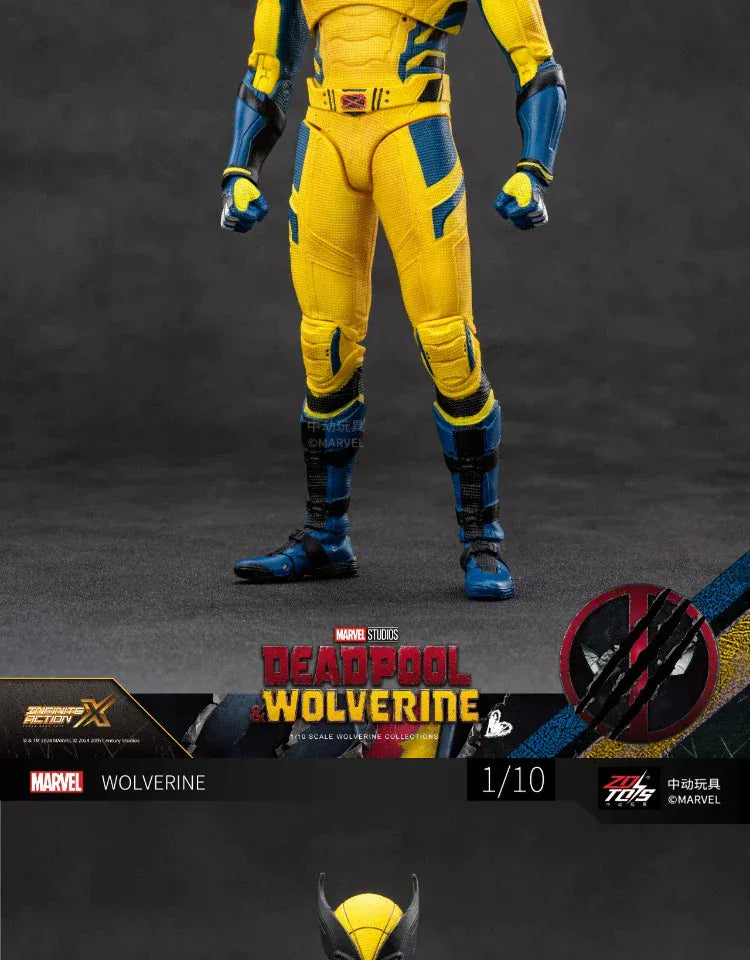 ZD Toys film 1:10 Deadpool or Wolverine Action figure ZD Toys film 1:10 Deadpool or Wolverine Action figure