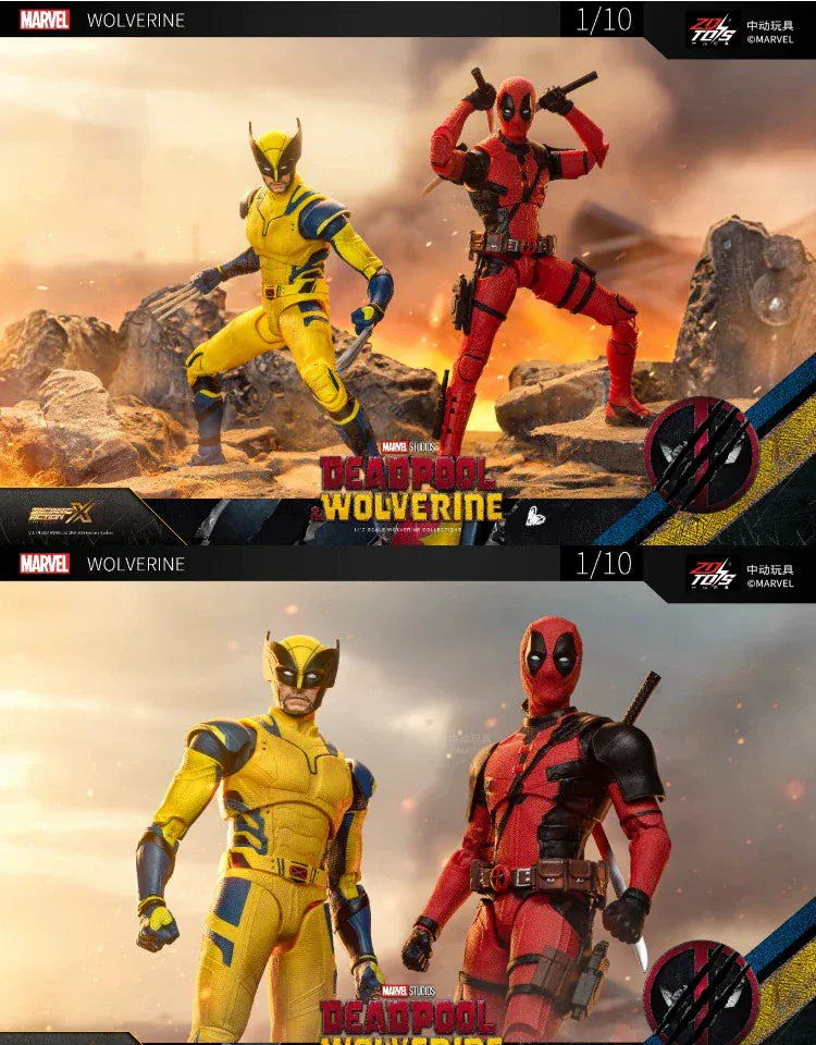 ZD Toys film 1:10 Deadpool or Wolverine Action figure ZD Toys film 1:10 Deadpool or Wolverine Action figure
