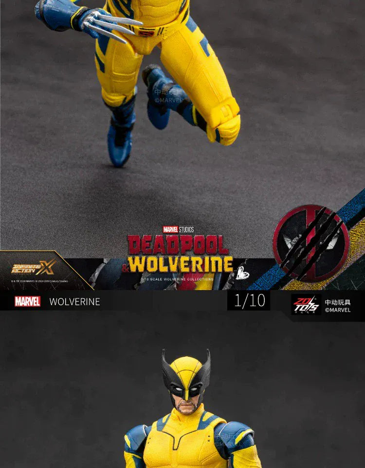 ZD Toys film 1:10 Deadpool or Wolverine Action figure ZD Toys film 1:10 Deadpool or Wolverine Action figure