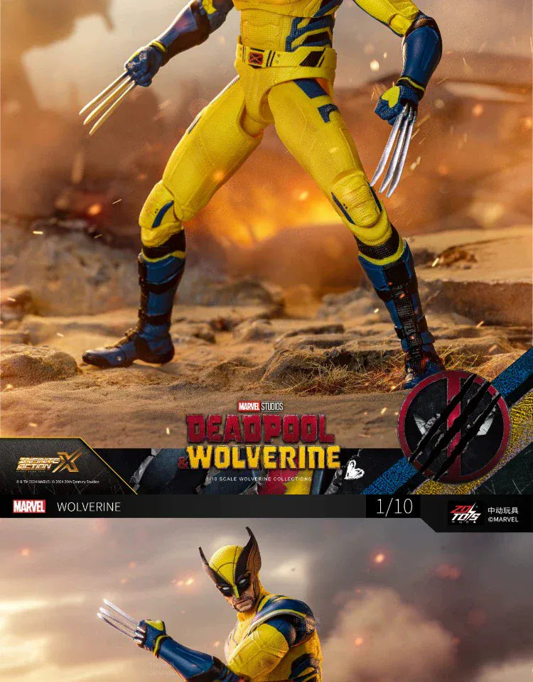 ZD Toys film 1:10 Deadpool or Wolverine Action figure ZD Toys film 1:10 Deadpool or Wolverine Action figure