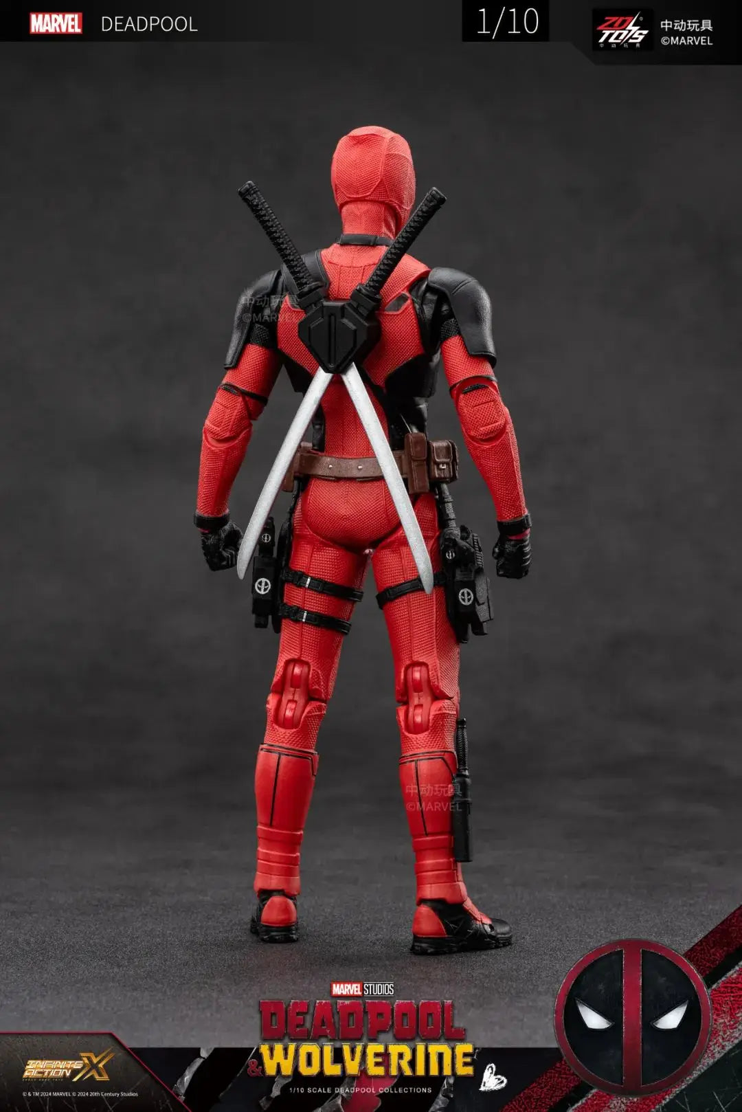 ZD Toys film 1:10 Deadpool or Wolverine Action figure ZD Toys film 1:10 Deadpool or Wolverine Action figure