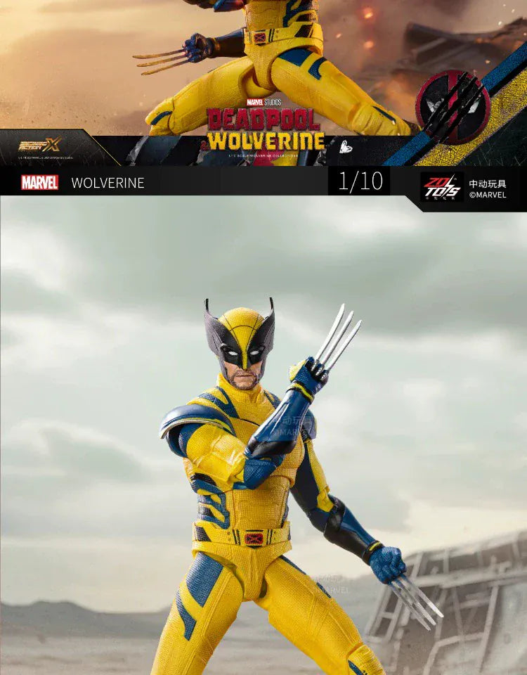 ZD Toys film 1:10 Deadpool or Wolverine Action figure ZD Toys film 1:10 Deadpool or Wolverine Action figure