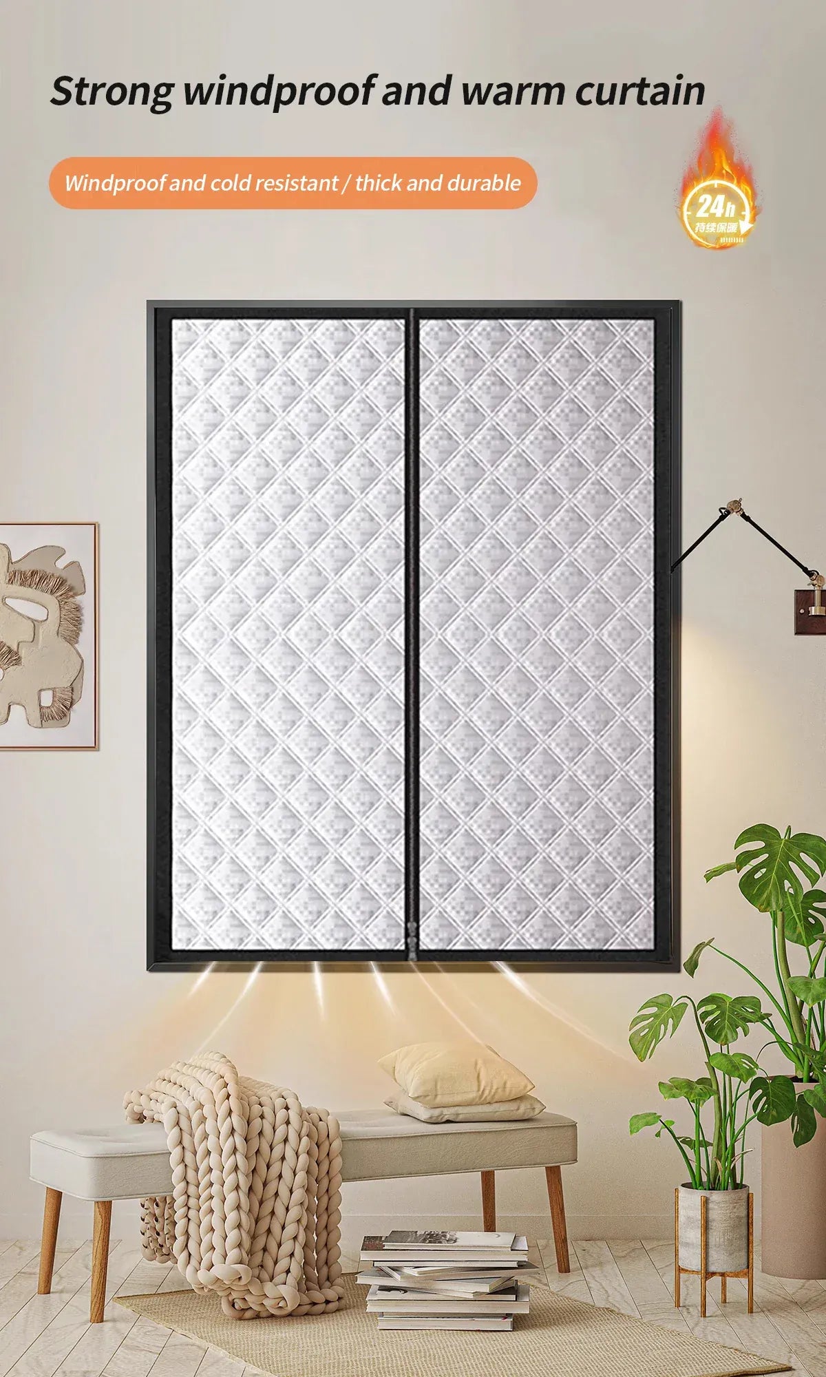 Zipper,Winter warm curtains,insulated windproof sealed windows,cold proof and insulated,screen windows,Shading,sound insulation Zipper,Winter warm curtains,insulated windproof sealed windows,cold proof and insulated,screen windows,Shading,sound insulation
