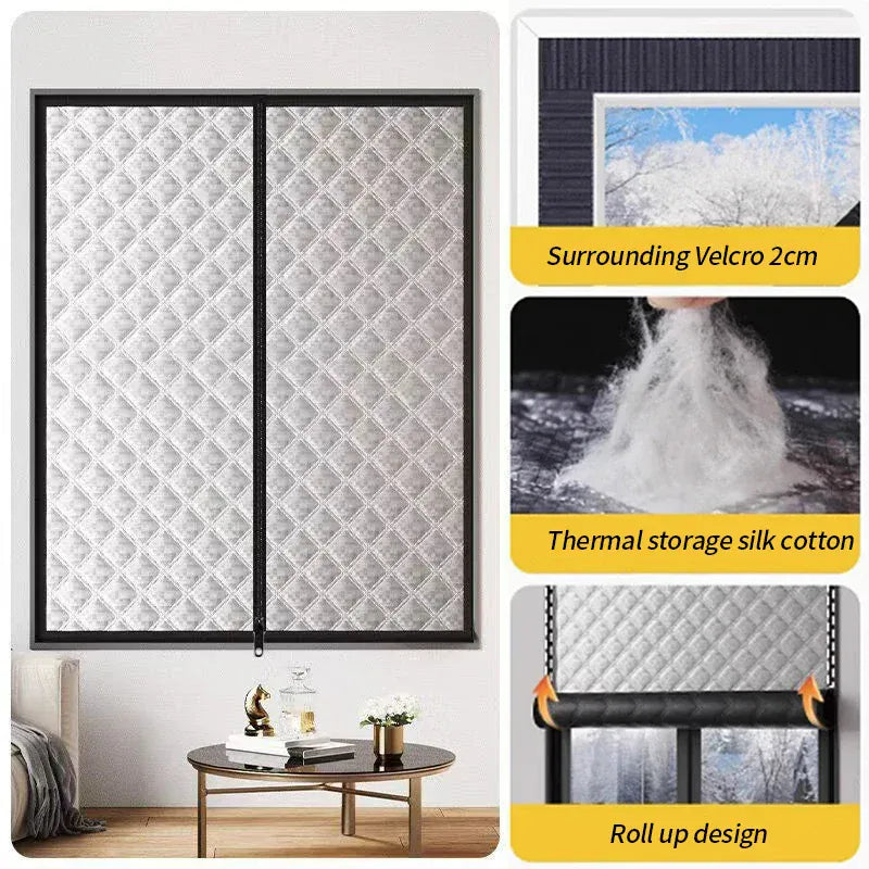 Zipper,Winter warm curtains,insulated windproof sealed windows,cold proof and insulated,screen windows,Shading,sound insulation Zipper,Winter warm curtains,insulated windproof sealed windows,cold proof and insulated,screen windows,Shading,sound insulation